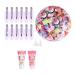 JSGHGDF Hairpin Set reate Your Unique Hair lip Simulation ream Resin 34 piece suit for be