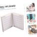 WOFASHPURET Nail Art Fake Nail Showing Board Presentation Board Nail Art Display Tips Manicure Showing Board Nail Color Chart Display Nail Rest Stand Paper Glue Bracket - Buy Online on SooperMarket.com