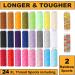 Quilting Thread Sewing Kit for Adults and Beginners - 26 Color Threads, Needles, Scissors, Thimble, Clips, and More | Portable Travel Set for DIY and Emergency Repairs - Buy Online on SooperMarket.com