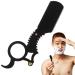 Ibuloule Cut-Throat Razier |Professional cutier razor for thorough shaving skin care products for men for salon travel home business trips camping outdoor adventure black
