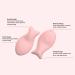 Teksome Powder Puff for Face Powder | Reusable Cosmetic Puff for Face | Fish Shaped Cosmetic Puff Beauty Makeup Tools for Pressed Powder Liquid Foundation Small fish puff (pink) - Buy Online on SooperMarket.com