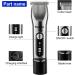 KEMEI Hair Clippers for Men Adjustable Blade Cordless Clipper Professional Barber Clippers Electric Clippers for Hair Cutting USB Rechargeable Wireless Haircut Clippers km-v310 - Buy Online on SooperMarket.com