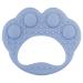 Aznever silicone-baby bite ring toddler bite ring montessori toy toddler tooth forces Cute baby bite rings-silicone bite ring anti-drop-jet bite rings for birthday Christmas and blue