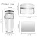 4-Piece Nail Art Stamper Kit | Silicone Clear Stamps & Scraper | DIY Manicure Tools for French Nail Design - Buy Online on SooperMarket.com