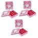 ABOOFAN 3 Boxes Rose Soap Christmas Floral Scented Rose Body Soap Floral Scented Bath Soap Scented Soaps Artificial Rose Petals Rose Body Box Wedding Mother