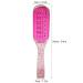 Buy Hair Straightening Splint Comb for Women | Double-Sided Clamp Brush | High-Temperature Resistant Tool for Home Salon | Rose Red Color - Buy Online on SooperMarket.com