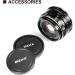 Meike 35mm F1.7 Manual Focus Prime Lens for Micro 4/3 MFT | Olympus & Panasonic Compatible Mirrorless Cameras - Buy Online on SooperMarket.com