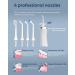 Water Dental Flosser Cordless Oral Irrigator - 5 Cleaning Modes, 4 Jet Tips - IPX7 Waterproof, USB Rechargeable - Teeth Cleaning Tool with PU Bag - White - Buy Online on SooperMarket.com