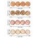 16Pcs Crystal Hair Clips - Round Rhinestone Duckbill Hair Barrettes for Women - Bling Geometric Alligator Hair Pins - Wedding Bridal Bridesmaid Hair Accessories - Buy Online on SooperMarket.com