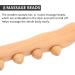 Yinhing Wooden Gua Sha Massage Tools - 8-Point Massage Roller Stick for Home & Salon Beauty Care - Buy Online on SooperMarket.com