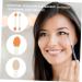PLAFOPE 100pcs Sponge Eye Emulsion Dual Ended Makeup Brush Plastic Eye Shadow Sponge Stick - Buy Online on SooperMarket.com