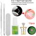 Toenail Tool 6 in 1 Ingrown Toe Nail Fixer Pedicure Toenail Recover Nail Foot Care Kit Ingrown Toenail Corrector for Men Women(24pcs) - Buy Online on SooperMarket.com