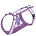 STUCH Dog Harness - Adjustable Nylon Harness - Padded - For Small Medium and Large Dogs (Purple M) Purple M