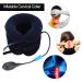 Inflatable Cervical Vertebrae Traction Device - Portable Neck Support Cushion for Home & Office (Adjustable Blue) - Buy Online on SooperMarket.com