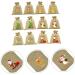 KOMBIUDA 12pcs Christmas Drawstring Bag Candy Bags Burlap Lovely Bags Hold Accessories Bag Storage Bag Pocket - Buy Online on SooperMarket.com
