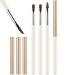 JASSINS Nail Clean Up Brushes 3PCS Gel Nail Brushes Professional Nail Polish Remover Manicure Tools for Nail Design Painting DIY and Clean Polish Mistake on the Cuticles