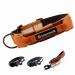 Teamwalk Premium dog collar - with magnetic handle light strip Air tag bag individually adjustable soft upholstery robust buckle with a suitable line available (rust red m) collar m (4cm) rust red