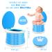 Portable Potty for Kids Toddlers Foldable Travel Potty Training Seat Foldable Toddler Potty Seat for Travel  Car  Camping  Park Outdoor  Indoor(Baby Blue) - Buy Online on SooperMarket.com