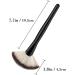 Single Large Facial Fan Brushes Highlighting Make Up Brush Soft Dense Fan-shaped Makeup Brushes Professional Brush for Women Girls Beauty Supplies - Buy Online on SooperMarket.com