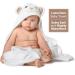 Premium Organic Bamboo Baby Hooded Towel | Ultra Soft & Hypoallergenic Baby Towels for Infant & Toddler | Perfect Baby Gift - Buy Online on SooperMarket.com