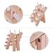 PandaHall 12 Spool Small Wooden Thread Rack Holder - Sewing Embroidery Organizer (Burlywood) - Buy Online on SooperMarket.com