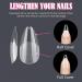 240PCS Medium Almond Gel Nail Tips Set - Pre-Buffed & Soft | Nail Extensions Kit for All Nails - Buy Online on SooperMarket.com