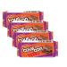 Britannia Bourbon the Original - Choco Creme Biscuits 3.42oz (97g) - Smooth Chocolate Cream Biscuits for Breakfast & Snacks - Topped with Sugar Crystals (Pack of 4)