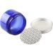 Tianzd 6 Pack Blue Plastic Cream Cans 150ml with Silver Lid | Empty Cosmetic Containers & Spatulas - Buy Online on SooperMarket.com
