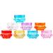 Desikixudy Cosmetic Sample Container Plastic Clear Cosmetic Pot Jars with Screw Cap Lid for Eye Shadow Nails Powder Jewelry - Buy Online on SooperMarket.com