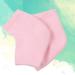 Exceart Silicone Gel Moisturizer Socks - Spa Treatment for Dry Feet | Breathable Toe-Free Design for Men & Women - Pink - Buy Online on SooperMarket.com