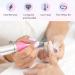 Heemeei 10Pcs Tungsten Carbide Nail Drill Bits Set with 75Pcs Sanding Bands for Acrylic Gel Nails - Professional Manicure Tool for Home Salon - Buy Online on SooperMarket.com