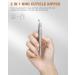 FVION 2-in-1 Cuticle Nipper & Pusher with Pouch - Matt Silver | Portable Cuticle Trimmer Tool - Buy Online on SooperMarket.com