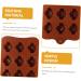 MAGICLULU 4pcs Chocolate Mold Silicone Molds Chocolates Baking Mold Silicone Cookie Molds Baking Cake Molds Chocolate DIY Molds Silicone Cake Molds DIY Cake Molds Biscuit Dessert Silica Gel - Buy Online on SooperMarket.com