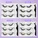 Cacacook Self-Adhesive Eyelashes - Reusable 3D Fluffy False Lashes | Glue-Free Natural Waterproof Long Eyelashes for Stunning Makeup - Buy Online on SooperMarket.com