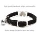 AIXI Cat Collar with Safety Belt and Bell - Heart Bling Design - 8-11 Inches - Black - Buy Online on SooperMarket.com