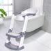 Potty Training Seat with Step Stool Ladder - Gentle Monster Toddler Toilet for Boys Girls - Foldable & Comfortable Chair with Anti-Slip Pad (Grey) - Buy Online on SooperMarket.com