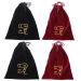 MUSISALY 4pcs Storage Bag Hair Dryer Case Tote Bag for Travel Blow Dryer Travel Bag Drawstring Bags Fabric