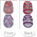 2 Pcs Warm Pet Shirt Footprints Pattern Pet Plush Pullover Soft Dog Plush Warm Hoodies Coat Apparel for Rabbit Cat Kitten Dog Puppy (XXS) - Buy Online on SooperMarket.com