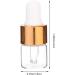 Beaupretty 100ml Glass Drip Bottle - Empty Eye Drop & Tincture Bottles Perfume & Travel Liquid Containers - Buy Online on SooperMarket.com