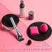 BS-MALL Foundation Makeup Brush Set | 3 Makeup Sponge Blenders | Silver & Pink | International Shipping - Buy Online on SooperMarket.com