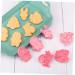 Cabilock 12 Pcs Biscuit Mold Christmas Embossing Mold Silicone Chocolate Mould Tool 3D Pink Pp Household - Buy Online on SooperMarket.com