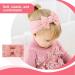 Shop Eihi 4-Piece Baby Girls Headband Set | Nylon Hair Bands for Newborns & Toddlers - 4 Colors Available - Buy Online on SooperMarket.com