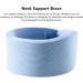 Adjustable Neck Brace - Portable Breathable Neck Support for Travel & Work | Relieves Neck Tension (Light Blue) - Buy Online on SooperMarket.com