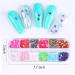 Kalolary 3D Butterfly Nail Art Glitter Sequins - Colorful Holographic Foil Debris for Women's Nail Decoration - Buy Online on SooperMarket.com