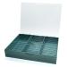 Portable Acrylic Case For Prevent Dust And Dirt Maintain The Cleanliness Suitable For Salons And Personal Use Adjustable Storage Solution dark green