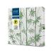 PAW - Napkins 3 -layer (33 x 33 cm) I 20 pieces I Perfect for birthdays parties weddings communion and celebrate i paper napkins printed on both sides I bamboo green stripes I bamboo forest boo forest stripe