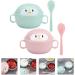 Tomaibaby 2 Sets Stainless Steel Baby Feeding Bowls with Spoons - Penguin Design for Infant Toddler Kids - Buy Online on SooperMarket.com