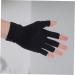 ABOOFAN 1 Pair Uv Gloves Half Finger Gloves Summer Driving Gloves Outdoor Hiking Gloves Uv Shield Gloves Touchscreen Gloves Summer Beach Gloves Point Fingers Fabric Women's 19.5x8cm Black - Buy Online on SooperMarket.com