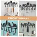 ABOOFAN 7 Coat Rack Keychain Key Fob Hat Hooks Towel Hooks Coat Hook -Mounted Student Wall Mount - Buy Online on SooperMarket.com
