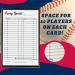 Covey Sports Baseball Softball Scorebook Side by Side Format (50 Games) + Lineup Cards (50-Pack) - Large Format Book with Line Up Card Sheets - Buy Online on SooperMarket.com